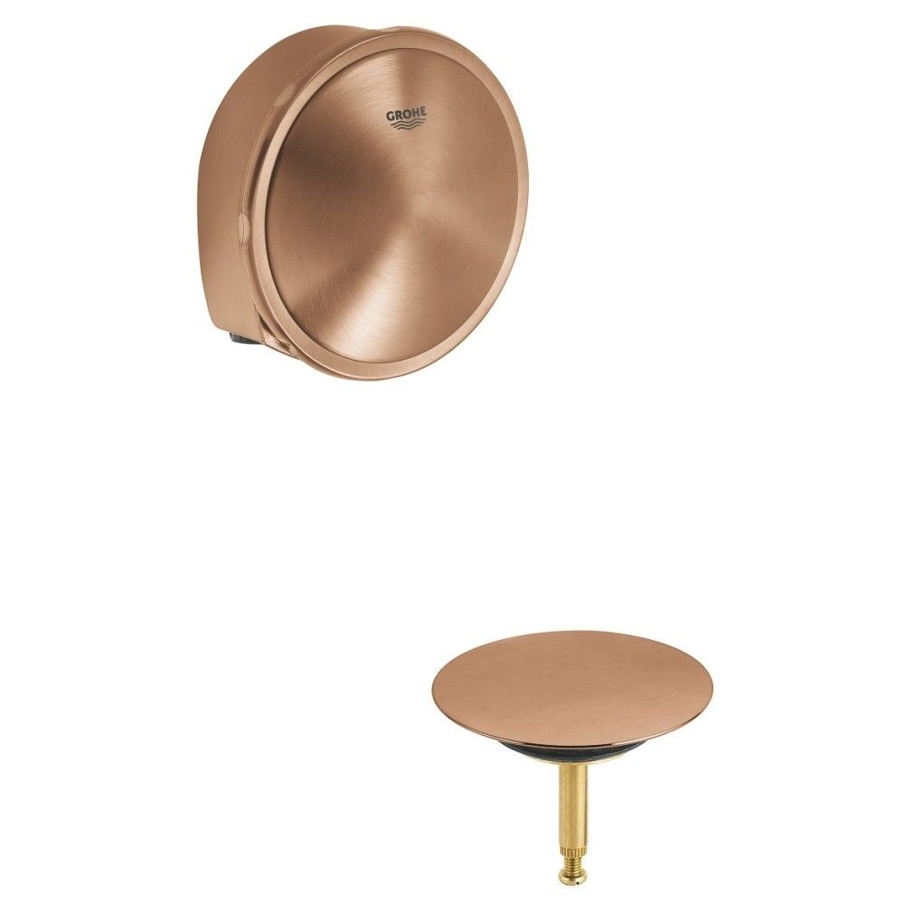 Grohe Talentofill Set final pentru sifon cada cu alimentare prin preaplin, cupru mat (brushed warm sunset) [2]