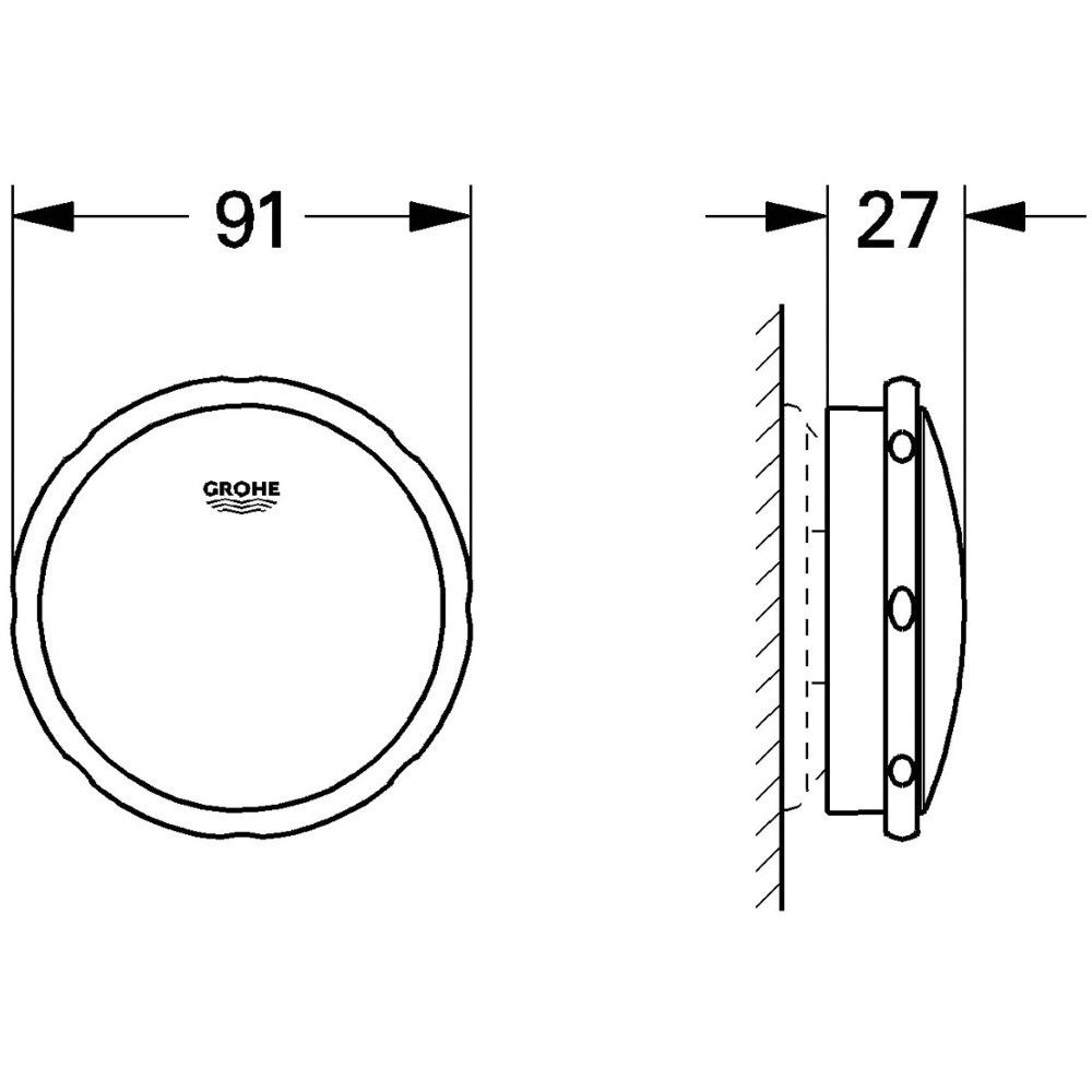 Grohe Talentofill Set finisare pentru sifon cada [2]