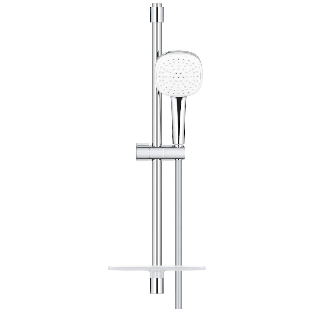 Grohe Tempesta Cube 110 Set dus cu bara 60 cm si savoniera 2 jeturi, crom [3]