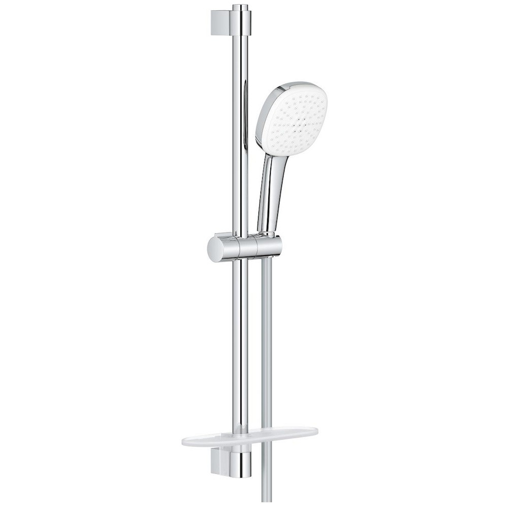 Grohe Tempesta Cube 110 Set dus cu bara 60 cm si savoniera 2 jeturi, crom [2]