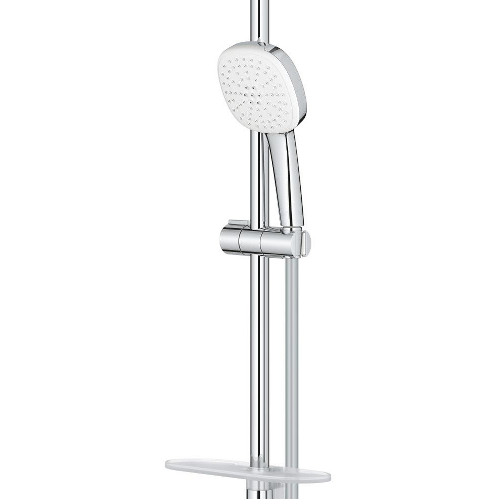 Grohe Tempesta Cube 110 Set dus cu bara 60 cm si savoniera 2 jeturi, crom [1]