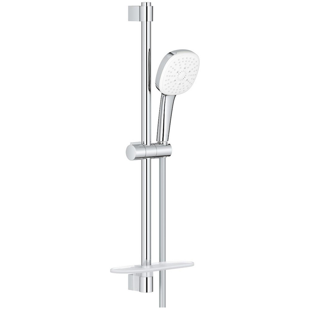 Grohe Tempesta Cube 110 Set dus cu bara 60 cm si savoniera 3 jeturi, crom [2]