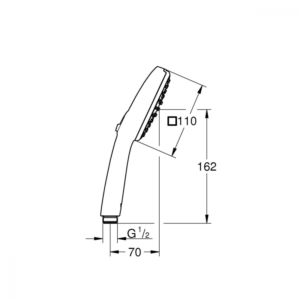Grohe Vitalio Comfort duș de mână crom 26925001 [2]