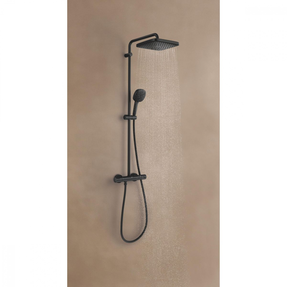 Grohe Vitalio Comfort set de duș perete cu termostat da negru 266962431 [9]