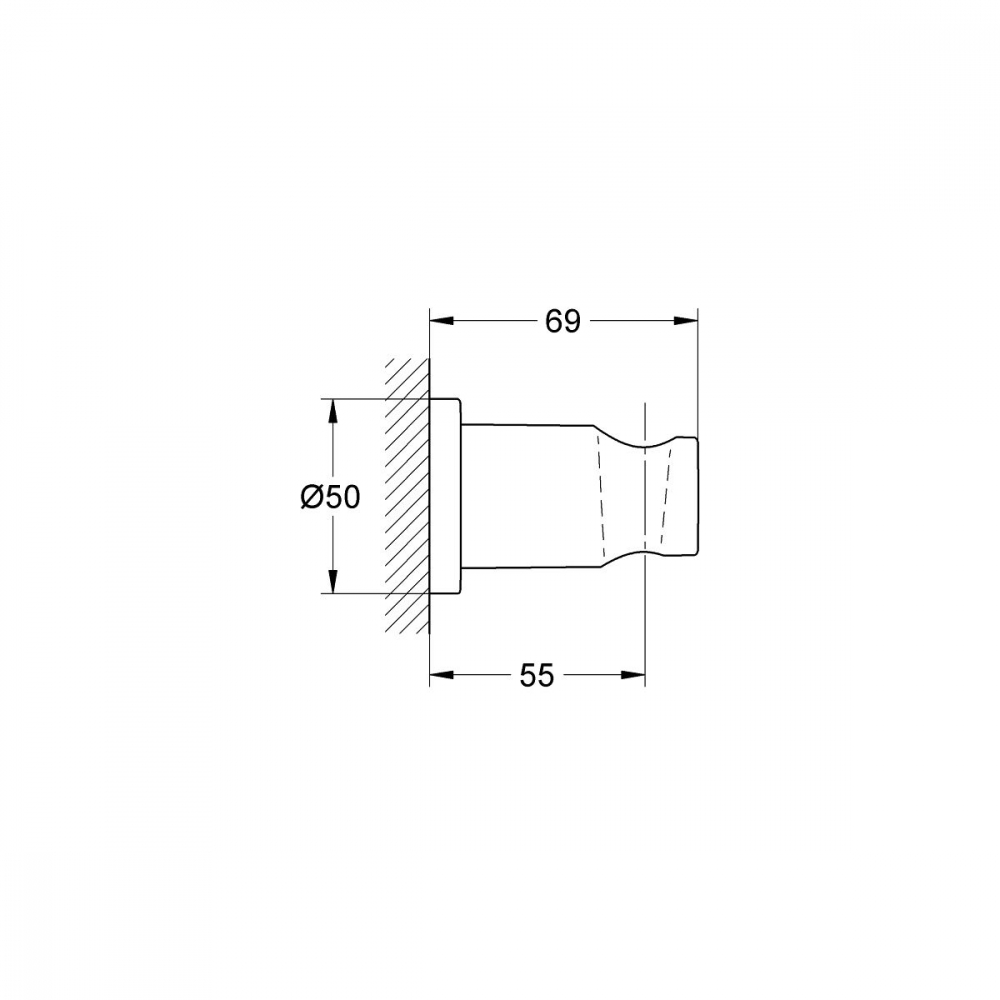 Grohe Vitalio Flex Silver furtun de duș 125 cm crom 22112000 [19]