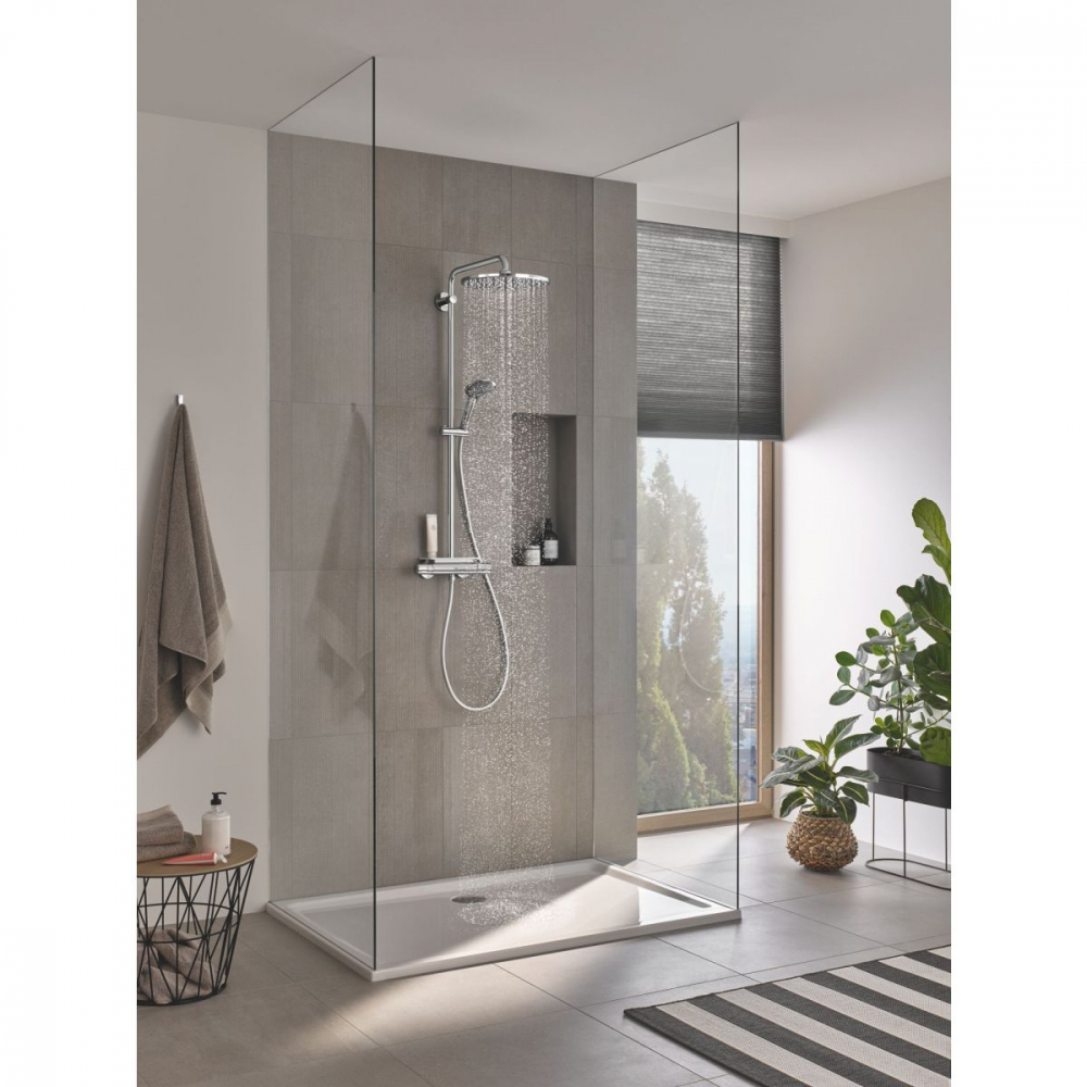 Grohe Vitalio Joy set de duș perete cu termostat da StarLight Chrome 26401001 [2]