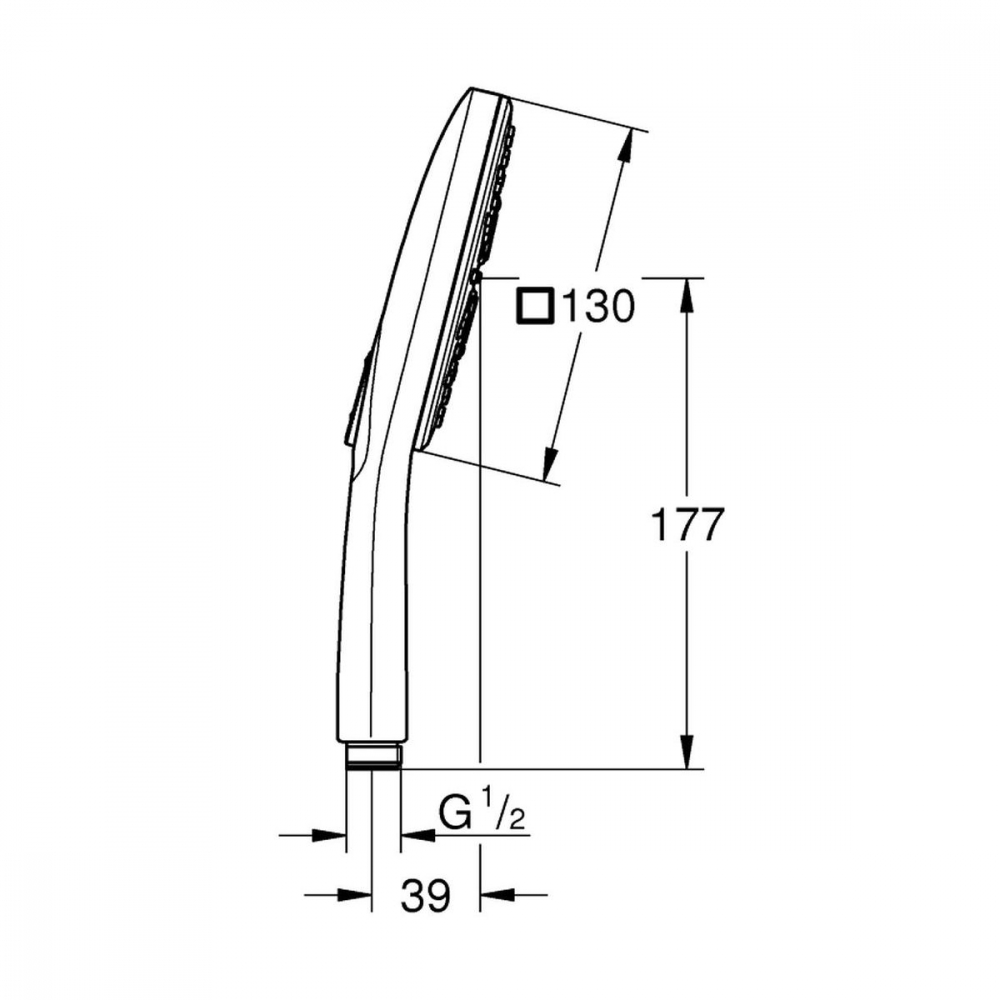 Grohe Vitalio SmartActive duș de mână StarLight Chrome 26595000 [2]