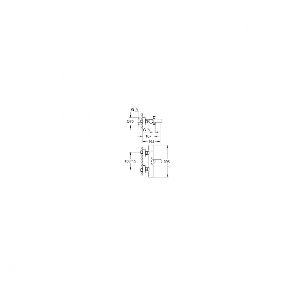 Grohe Vitalio SmartActive set de duș perete crom 26596000 [2]