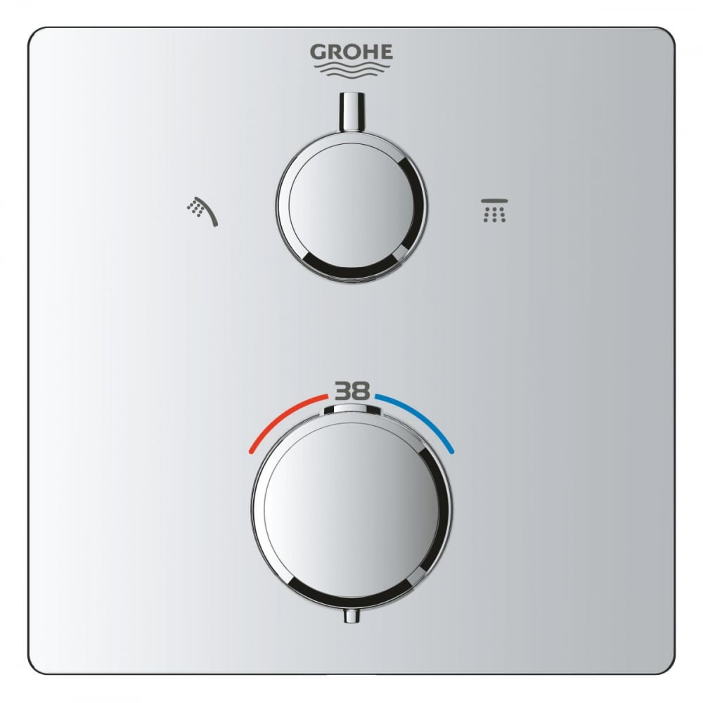 Grohe Vitalio Start set de duș ascuns cu termostat da crom 34881000 [4]