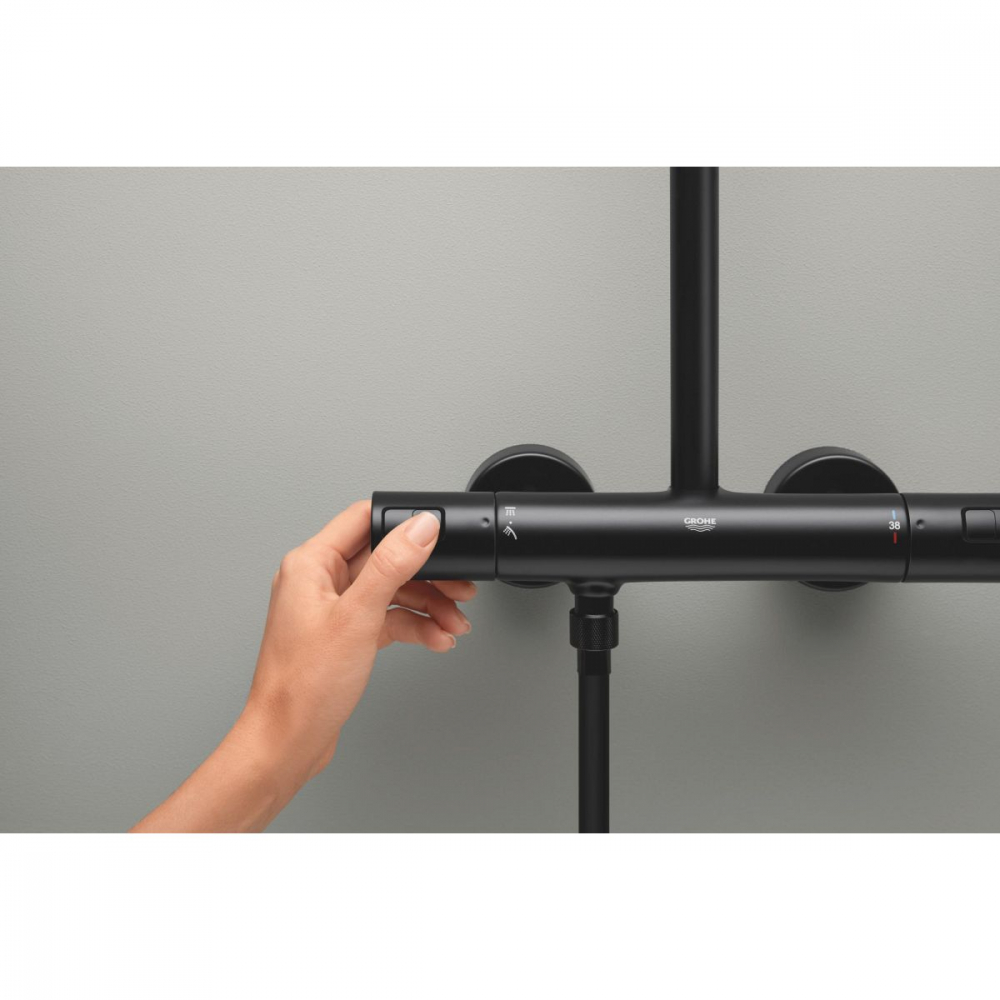 Grohe Vitalio Start System set de duș perete cu termostat da negru 266772431 [6]