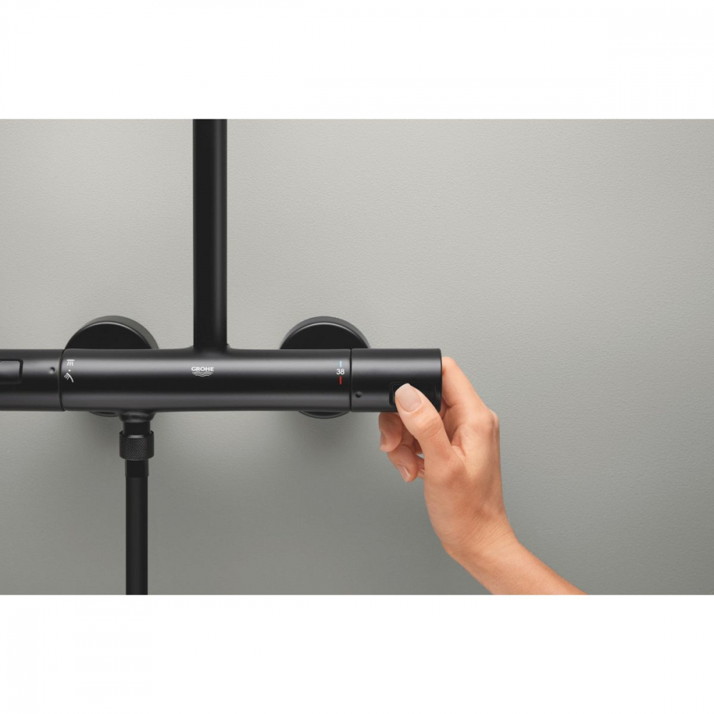 Grohe Vitalio Start System set de duș perete cu termostat da negru 266772431 [7]
