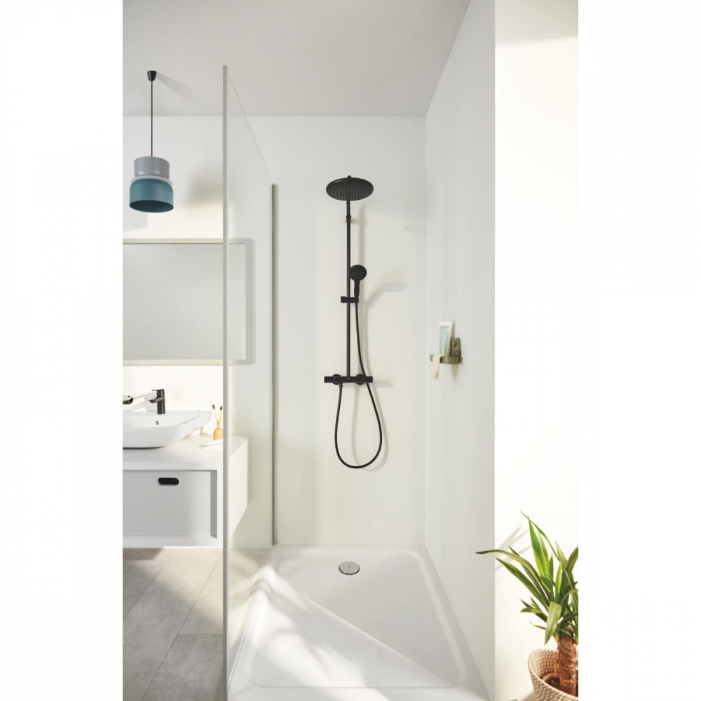 Grohe Vitalio Start System set de duș perete cu termostat da negru 266772431 [9]