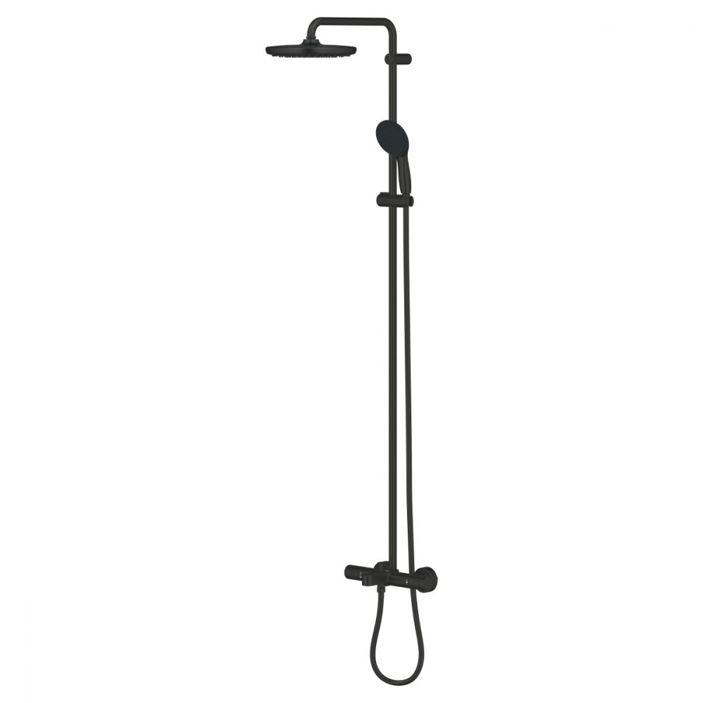 Grohe Vitalio Start System set de duș perete cu termostat da negru 269882431 [1]