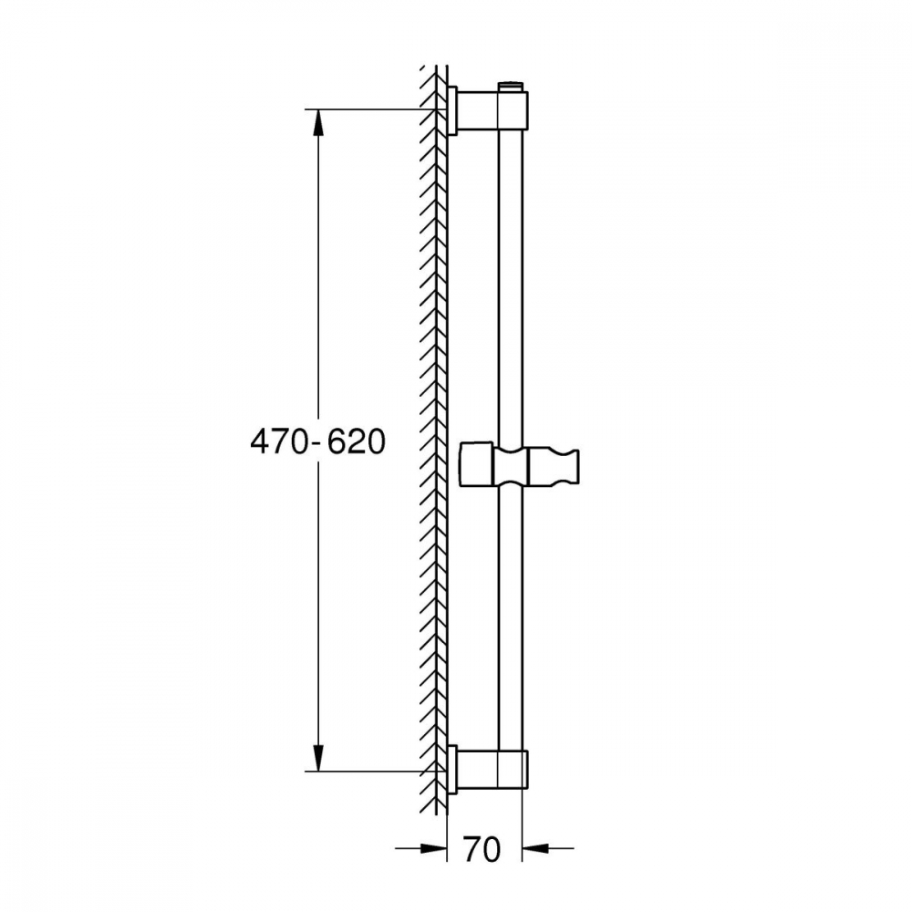 Grohe Vitalio Universal bară de duș |60 277242431 [2]