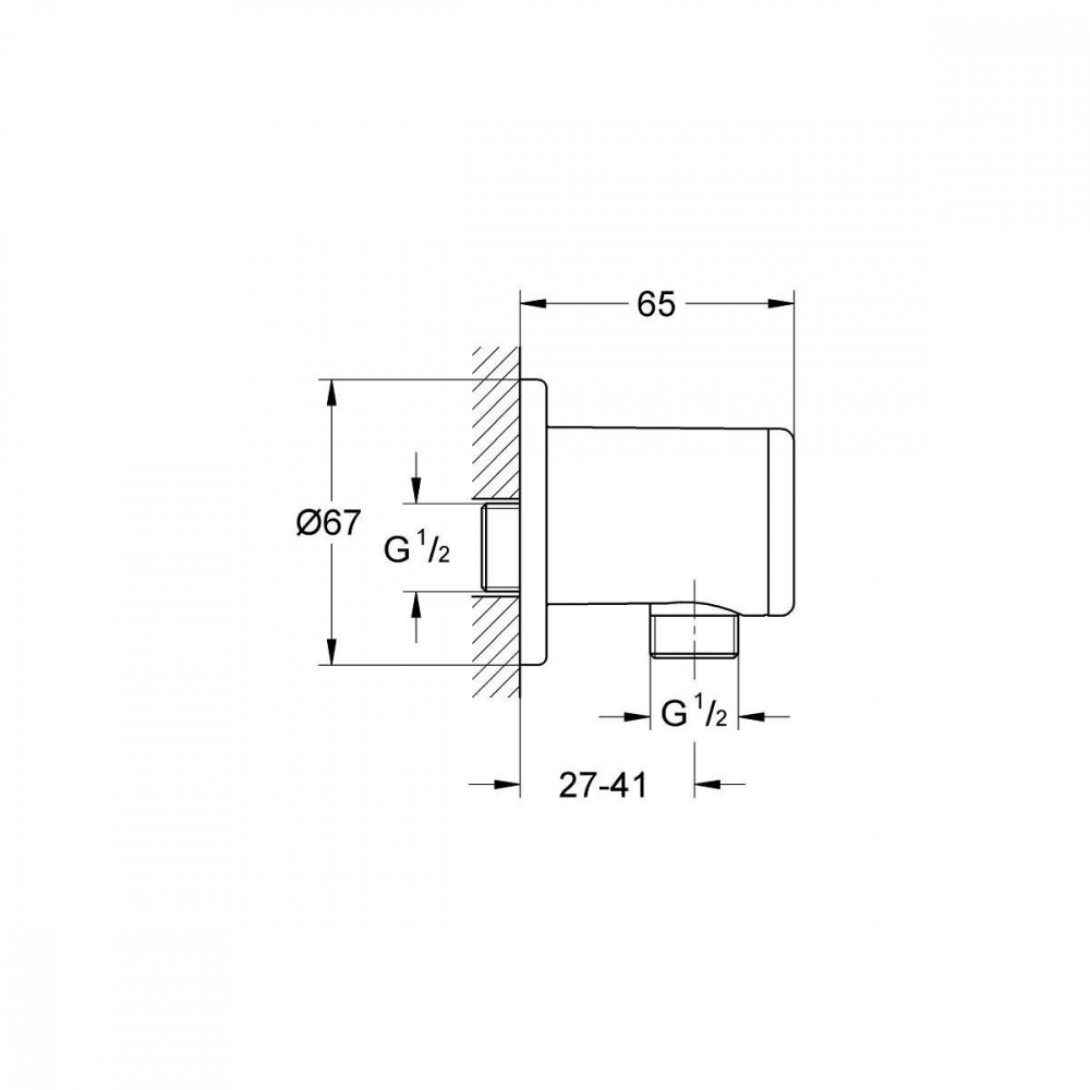 Grohe Vitalio Universal conexiune unghiulară StarLight Chrome 26963001 [2]