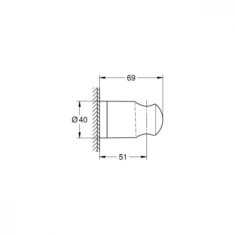Grohe Vitalio Universal suport de duș | 27958001 [2]