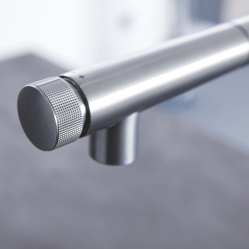 Grohe Zedra Baterie chiuveta bucatarie cu dus extractibil si buton SmartControl, crom [3]