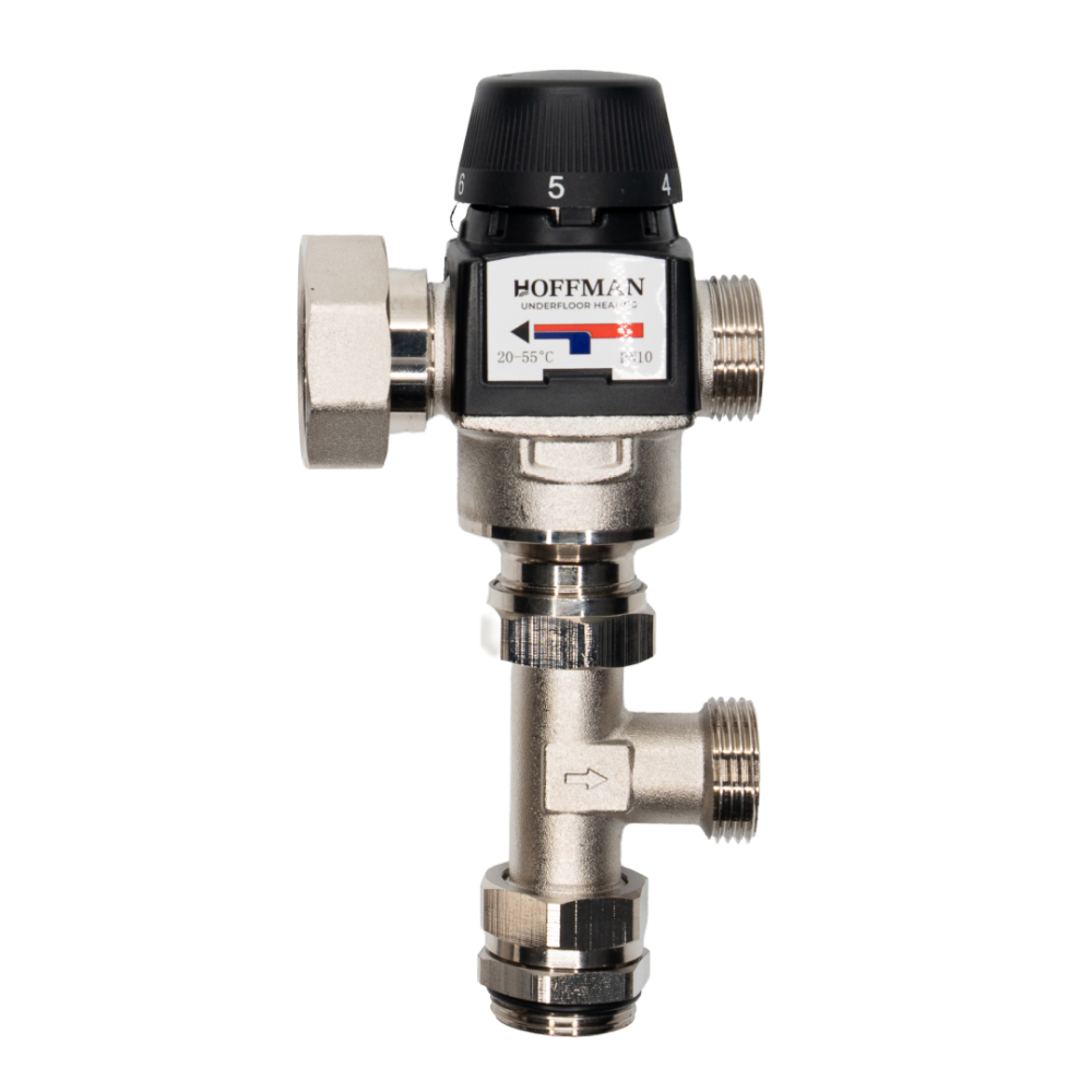 Grup amestec 1″ cu vana termostatica 20-55 C, fara pompa, 1 tol, Hoffman Underfloor Heating [3]