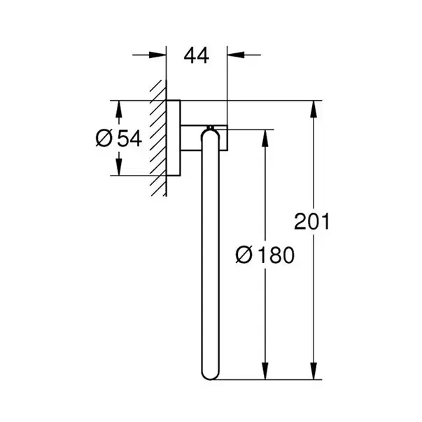 Inel portprosop Grohe Essentials antracit periat Hard Graphite [2]