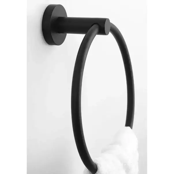 Inel portprosop rotund Rea Mist 05 finisaj negru mat [3]