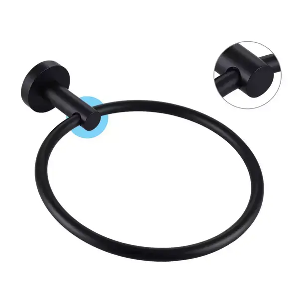 Inel portprosop rotund Rea Mist 05 finisaj negru mat [7]