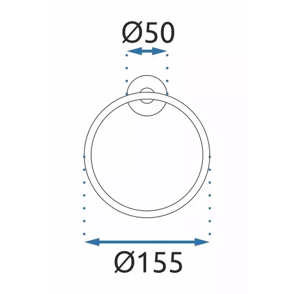 Inel portprosop rotund Rea Mist 05 finisaj negru mat [8]