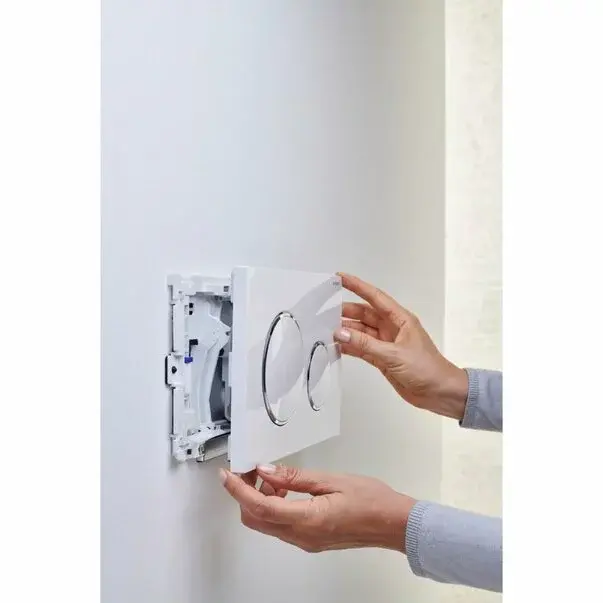 Kit Geberit DuoFresh cu declansare automata cromat lucios pentru rezervor incastrat Sigma 12 cm [3]