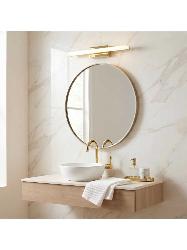 Aplica perete LED 40cm Toolight APP1848-1W auriu 400x75x50mm [6]
