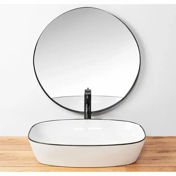 Lavoar alb/negru pe blat Rea Jovita 60 cm [3]