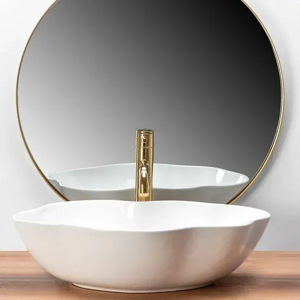Lavoar alb pe blat Rea Pearl 51,5 cm [4]