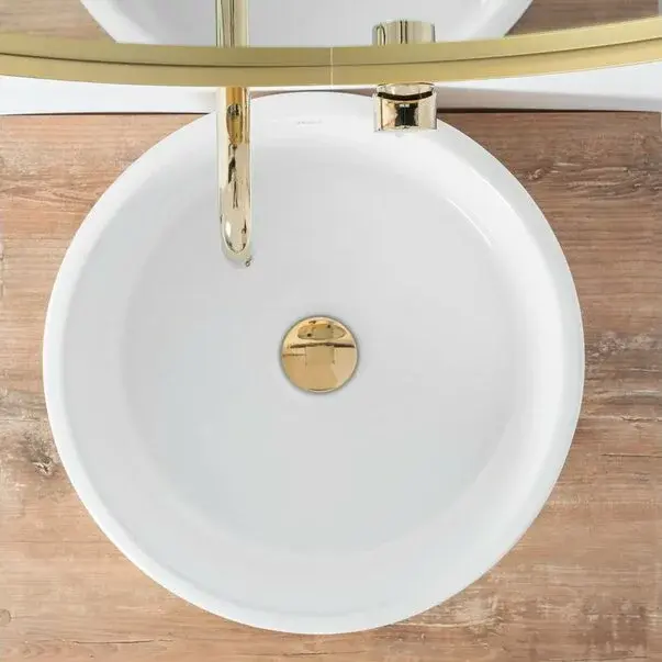 Lavoar auriu/alb pe blat Rea Helen 42.5 cm [5]