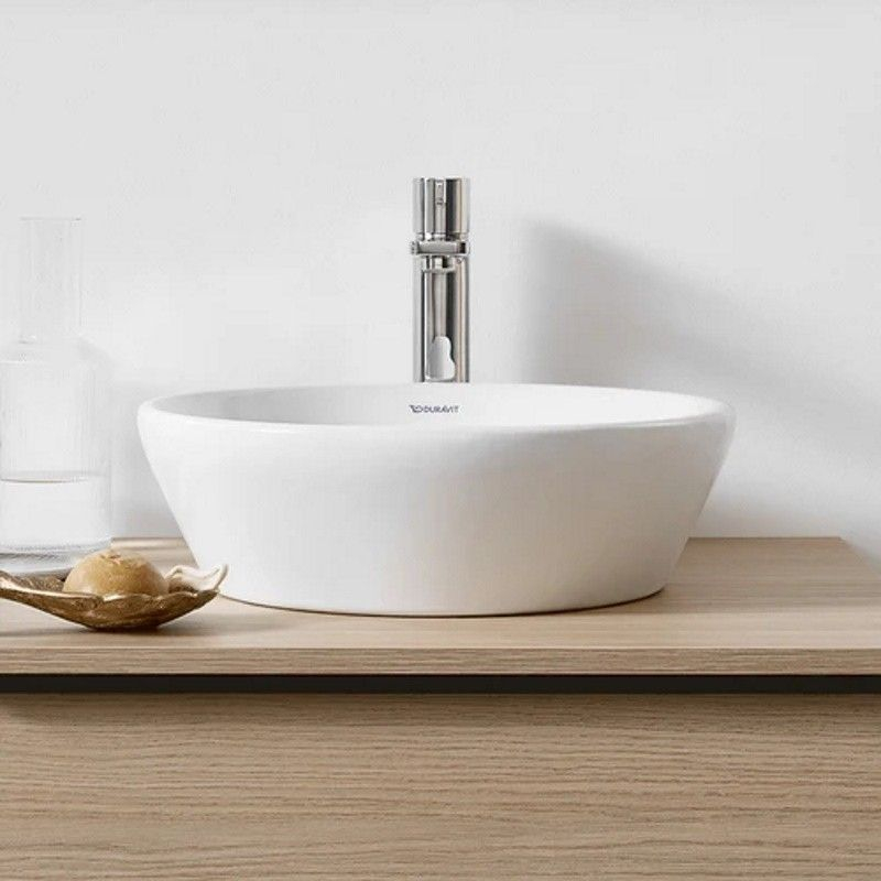 Lavoar baie pe blat, rotund Duravit D-Neo 40x40 cm [3]