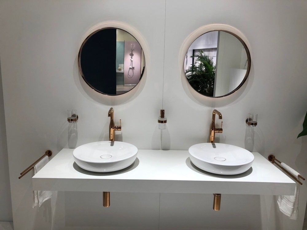 Lavoar baie pe blat, rotund Grohe Essence Vessel 45x45 cm, tratament PureGuard [2]