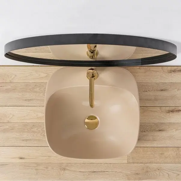 Lavoar bej mat pe blat Rea Luiza 42 cm [3]