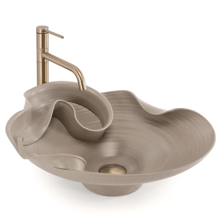 Lavoar ceramic pentru blat REA HM-12 Handmade ART [5]