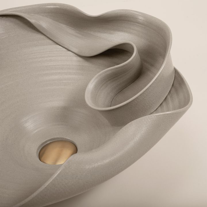 Lavoar ceramic pentru blat REA HM-12 Handmade ART [6]
