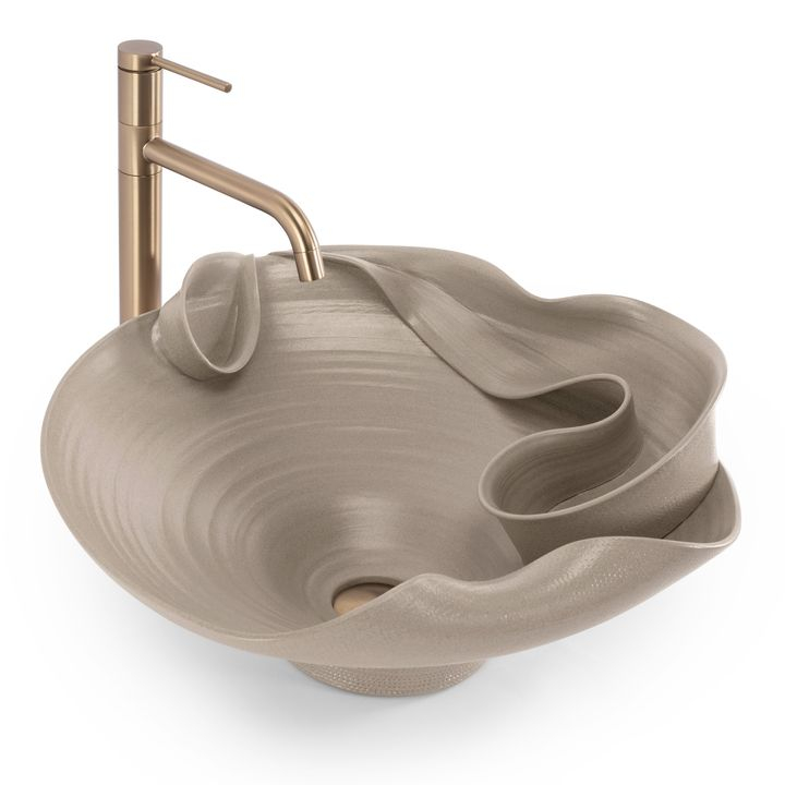 Lavoar ceramic pentru blat REA HM-12 Handmade ART [4]