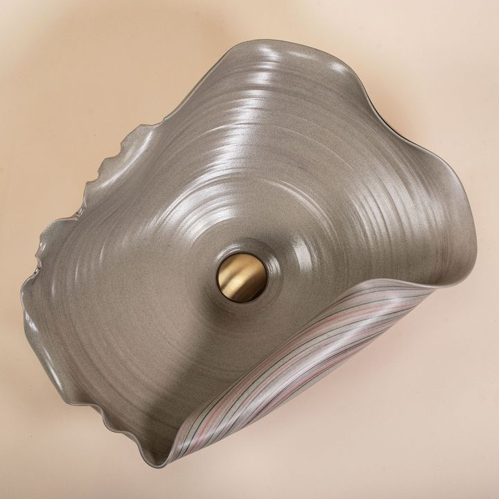 Lavoar ceramic pentru blat REA HM-17 Handmade ART [4]