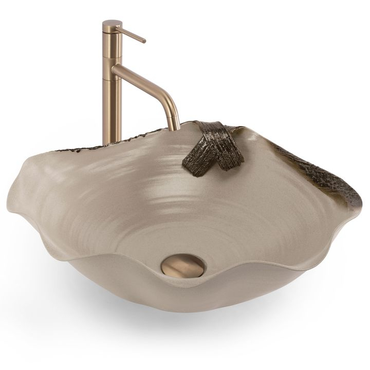 Lavoar ceramic pentru blat REA HM-22 Handmade ART [3]