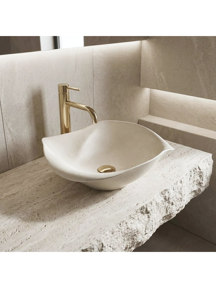 Lavoar ceramic pentru blat REA HM-35B Handmade ART [5]