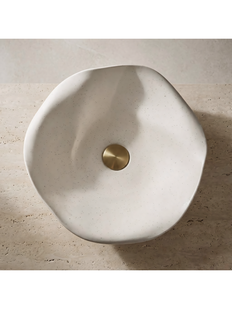 Lavoar ceramic pentru blat REA HM-35B Handmade ART [4]