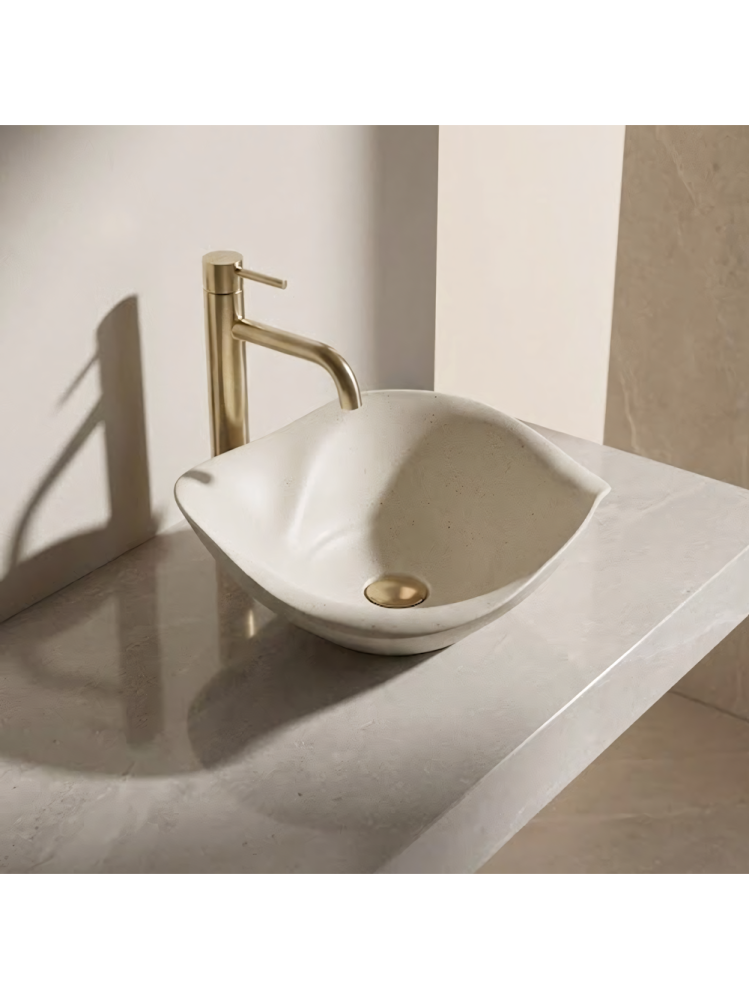 Lavoar ceramic pentru blat REA HM-35B Handmade ART [3]