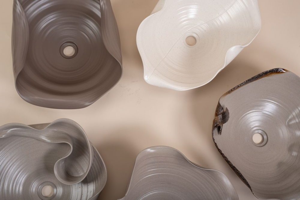 Lavoar ceramic pentru blat REA HM-66TB Handmade ART [7]