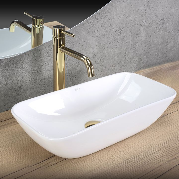 Lavoar ceramic pentru blat Rea Maria [2]