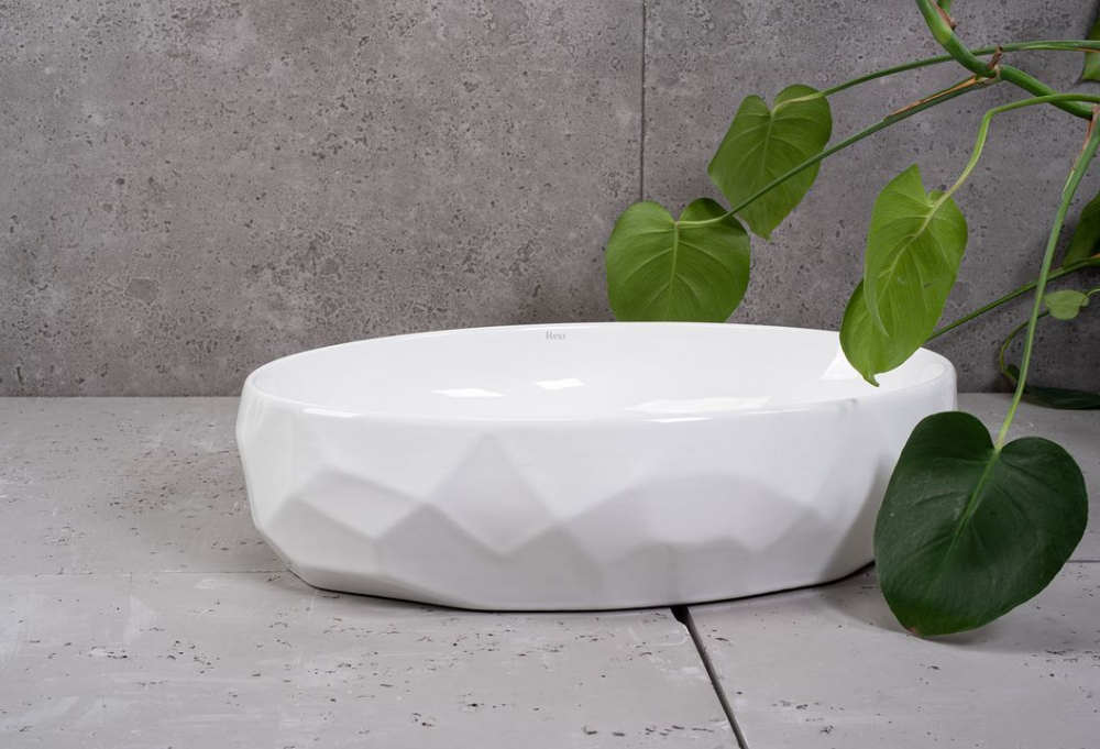 Lavoar ceramic pentru blat REA Maya [3]