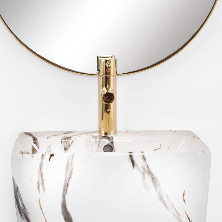 Lavoar de sine stătător REA ceramic de podea ARIS [2]