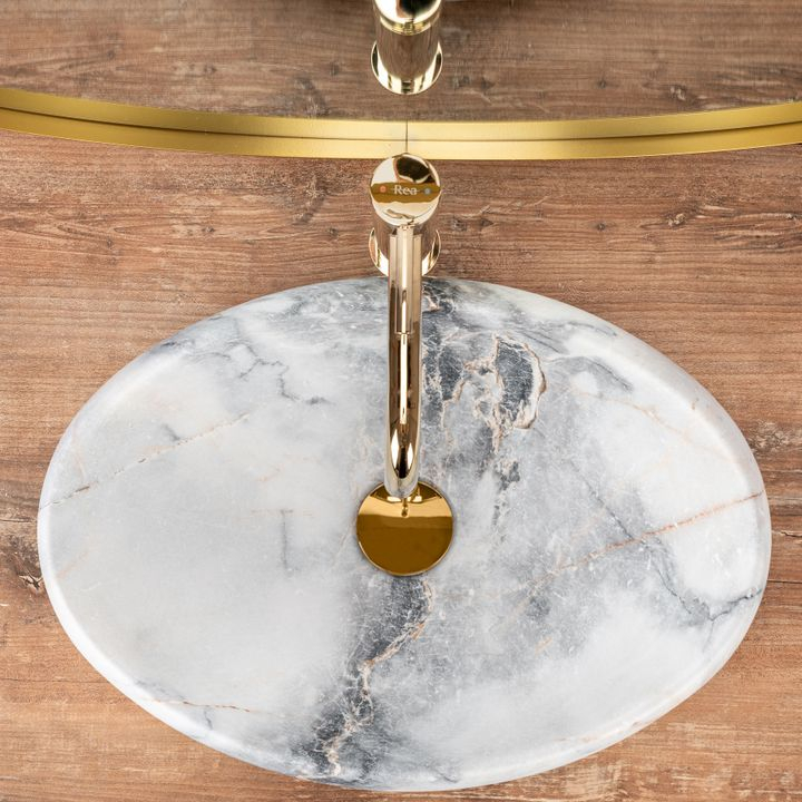 Lavoar de top blat Rea Linda Granit Mat [5]