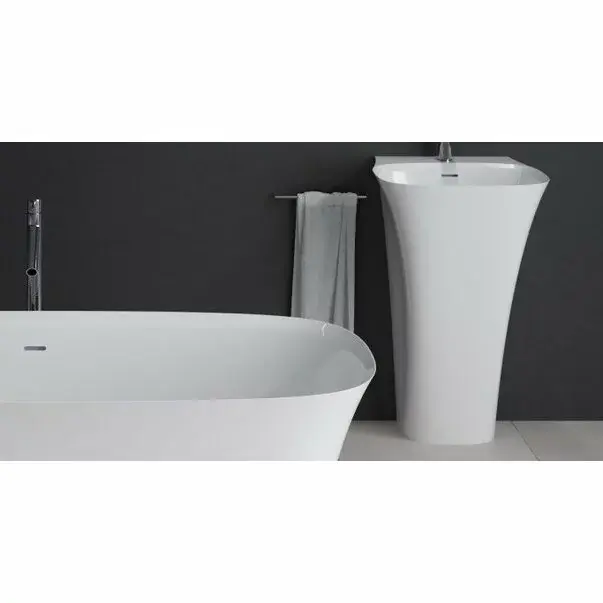 Lavoar din compozit Marmite Narvi Freestanding 52x45 cm [2]
