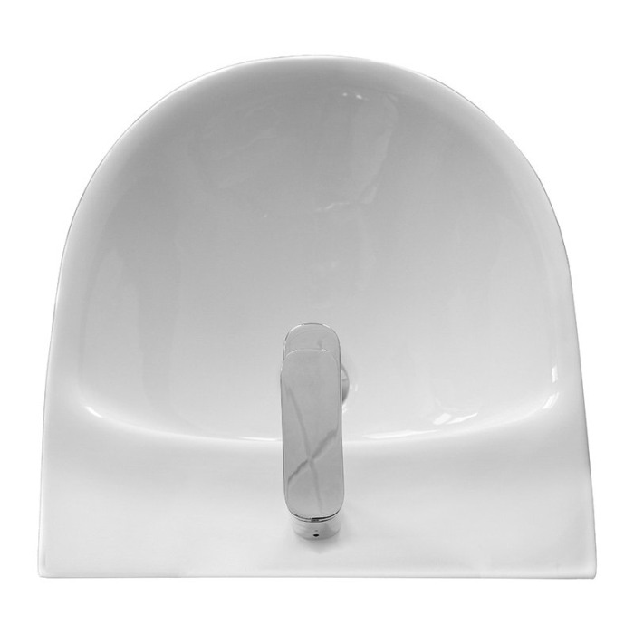 Lavoar Fluminia, Cassio 48, semirotund, 48 x 47 cm, alb [2]