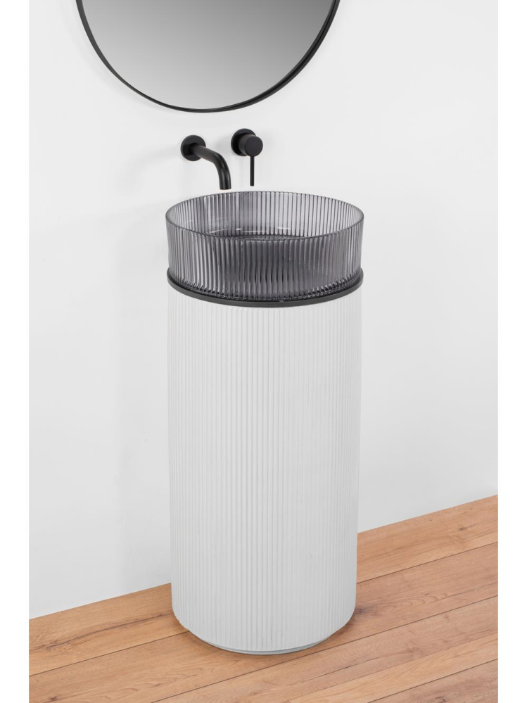 Lavoar freestanding Ceramic Rea Ingrid Grey [3]